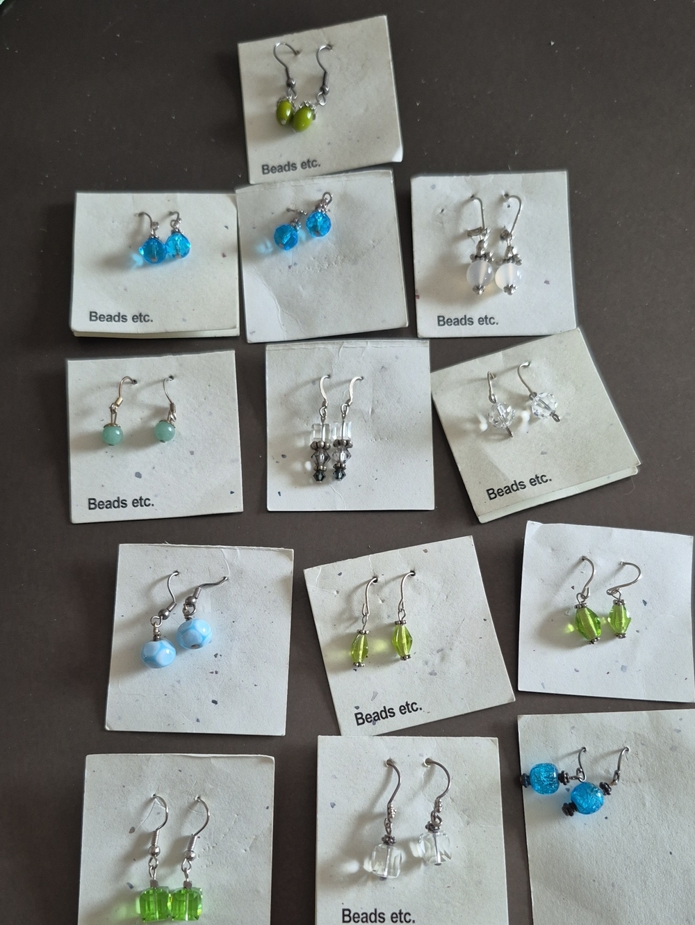 11.  🌸 2/$15 Glass Beaded Earrings - pictures comimg soon